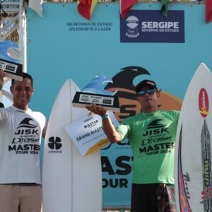 Campeões da segunda Etapa do CBSurf Master Tour Sergipe 2024 são